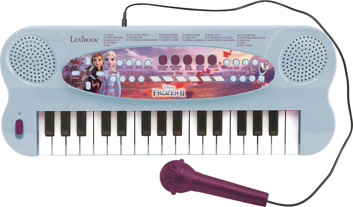 Lexibook Elektrisch Keyboard Frozen - Speelgoedinstrument - Met Microfoon