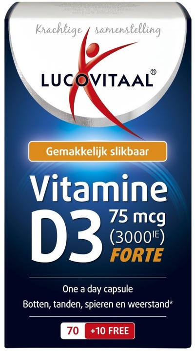 Lucovitaal Vitamine D3 75 mcg 80 capsules