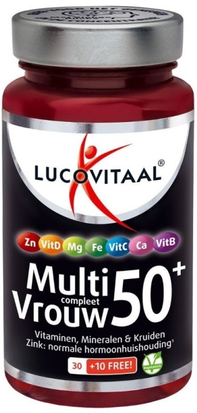 Lucovitaal Multi Compleet Vrouw 50+ 40 tabletten