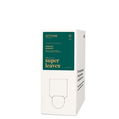 Attitude Super Leaves Douche Gel Verkwikkend Eco Refill 2000ml