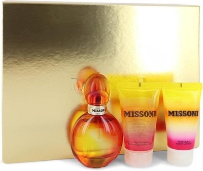 Missoni Gift Set eau de toilette spray 50 ml + 50 ml shower gel + 50 ml body lotion