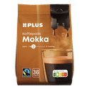 Plus Koffiepads mokka Fairtrade - 36 stuks