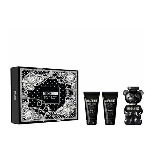 Moschino Toy Boy Giftset - 50 ml eau de parfum spray + 50 ml showergel + 50 ml aftershave balm - cadeauset voor heren