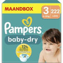 Pampers Baby Dry  luiers maat 3 - 222 stuks