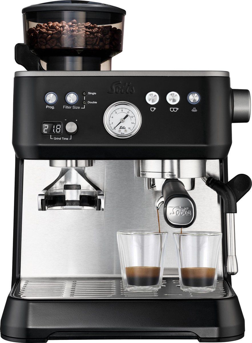 Solis Grind & Infuse Perfetta 1019 Espressomachine - Koffiemachine - Zwart