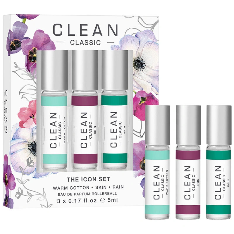 Clean Gift Set Classic Layering Rollerball EdP 15 ml