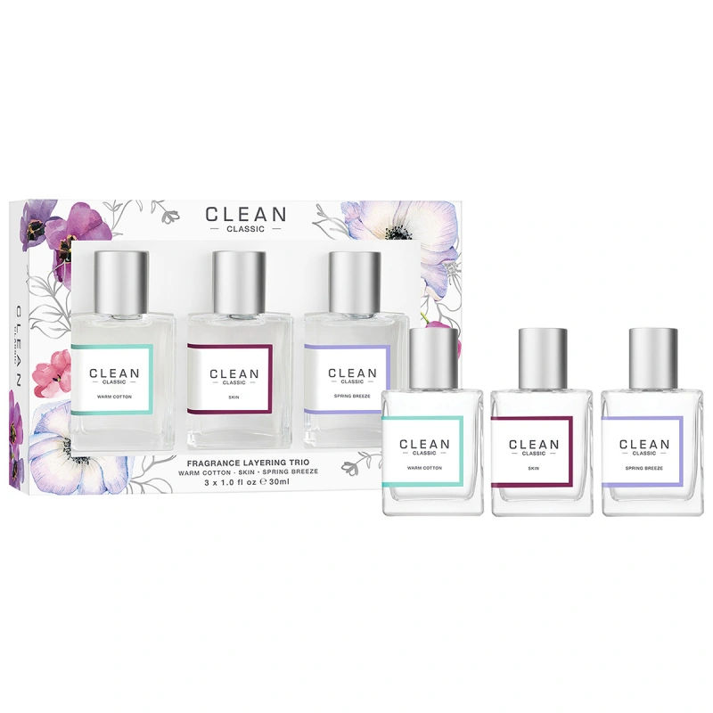 Clean Gift Set Classic Layering Trio EdP 90 ml