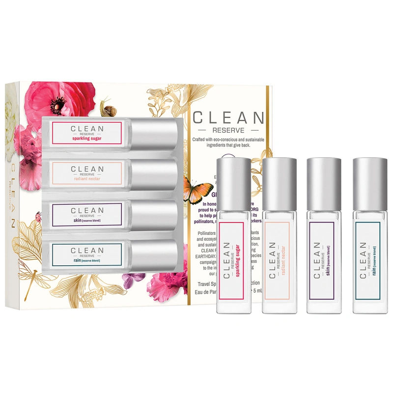 Clean Gift Set Reserve Travel Spray Layering Collection EdP 20 ml