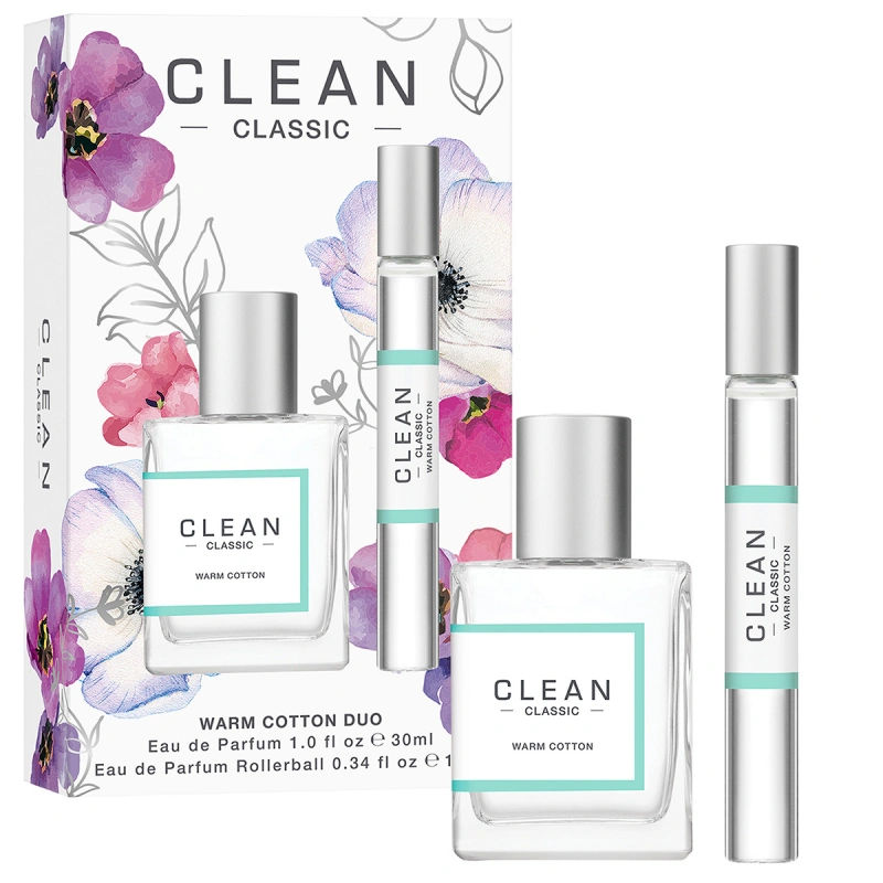 Clean Gift Set Classic Warm Cotton Duo EdP 40 ml