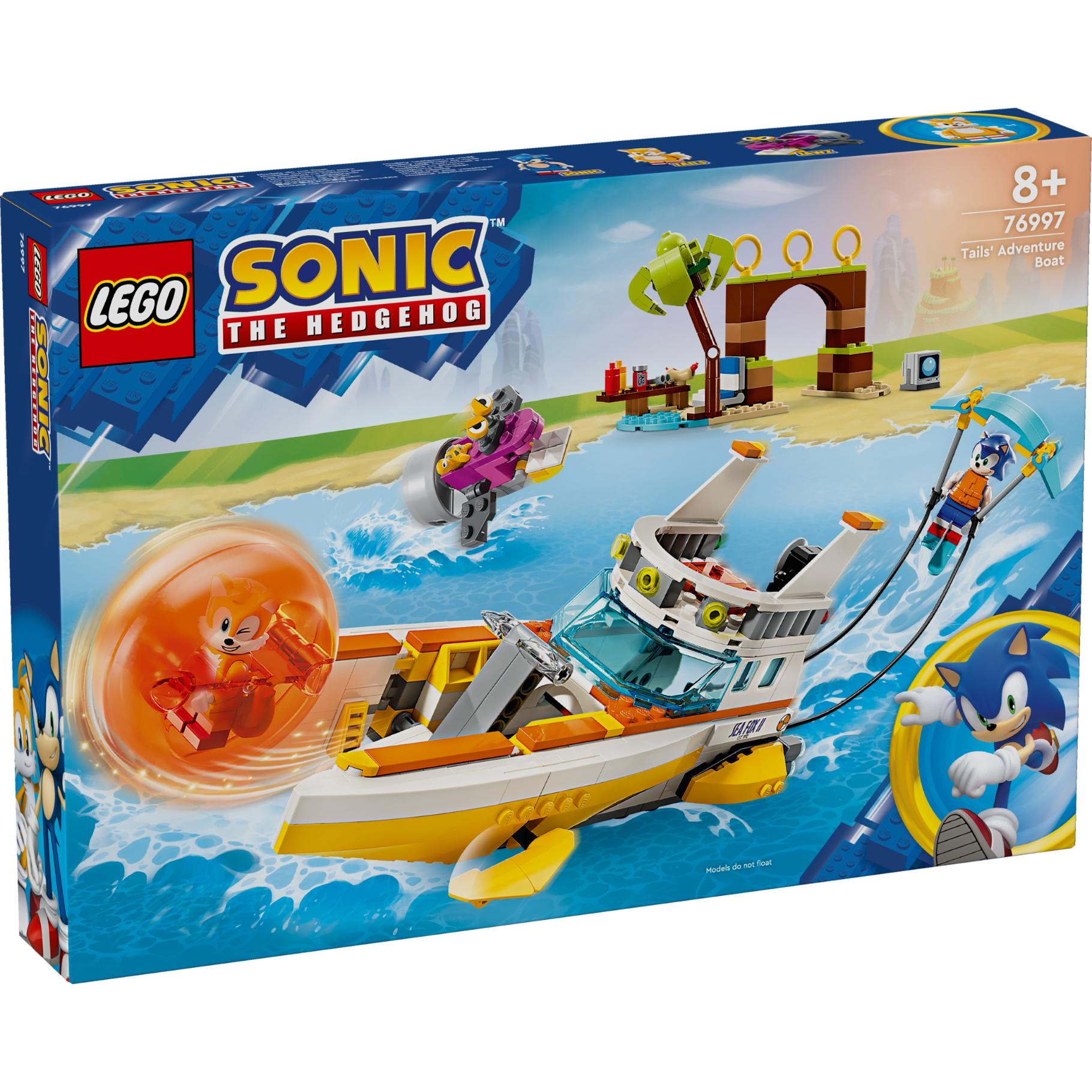 LEGO Sonic the Hedgehog the Hedgehog™ Tails' avonturenboot set 76997 Sonic