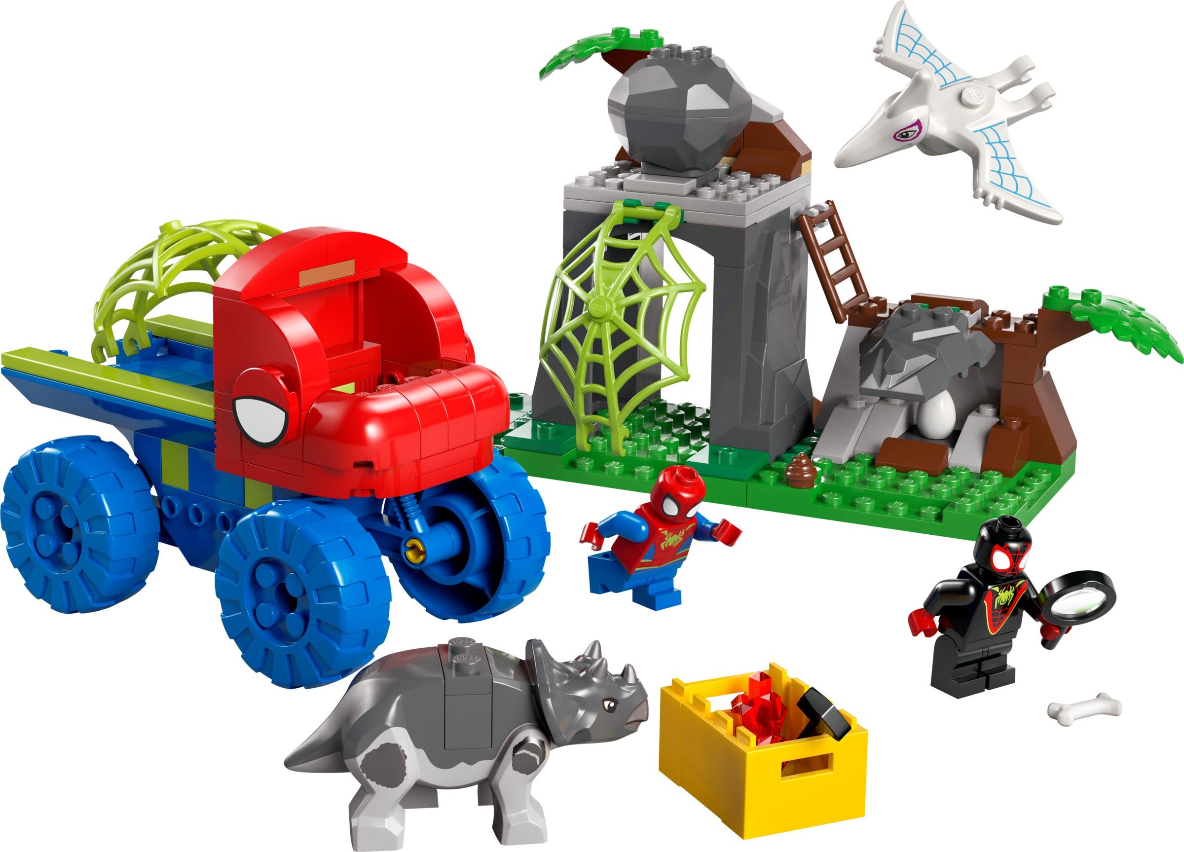 LEGO Marvel Spider-Man Spidey en zijn geweldige vriendjes Team Spidey reddingsmissie met dinotruck 11199