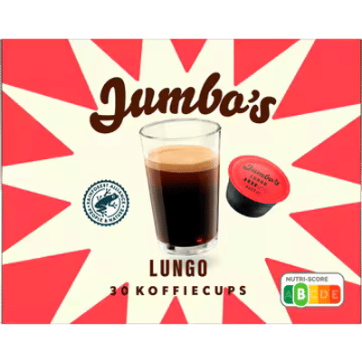 Jumbo's Dolce Gusto koffiecups Lungo Koffiecups 30 Stuks