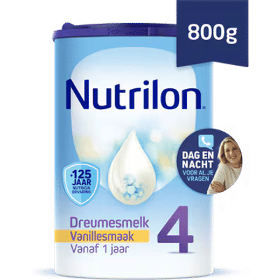 Nutrilon 4 Vanille Dreumesmelk – Flesvoeding Vanaf 1 Jaar – 800g