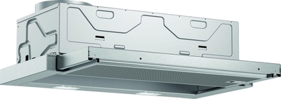 Bosch Serie 2 DFL063W56 Afzuigkap 328 m³/uur Semi-inbouw (uittrekbaar) Metallic C