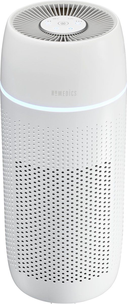 HoMedics Pet35 Luchtreiniger met Ionisator - 5 in 1 - HEPA Filter en UV-C - Dieren allergie - Zeer geschikt voor huishoudens met dieren