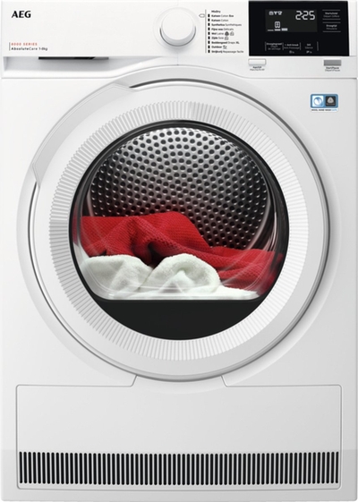 AEG TR88P52B 8000 serie AbsoluteCare® - Wasdroger Warmtepompdroger - A++ - 8kg - NL/FR
