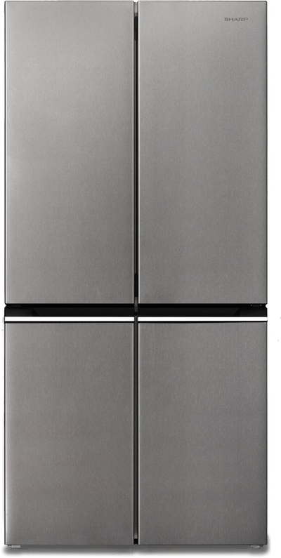 Sharp SJNFA15IMXPDEU - Amerikaanse Koelkast - 4 deurs - energie label D - Advanced No Frost - zilver