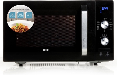 DOMO DO2924 Microgolfoven / Magnetron solo - 23 L - 800 W - Zwart
