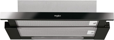 Whirlpool AKR750GK - Semi-inbouw Afzuigkap - Zwart - 304 m³/uur - Energieklasse D