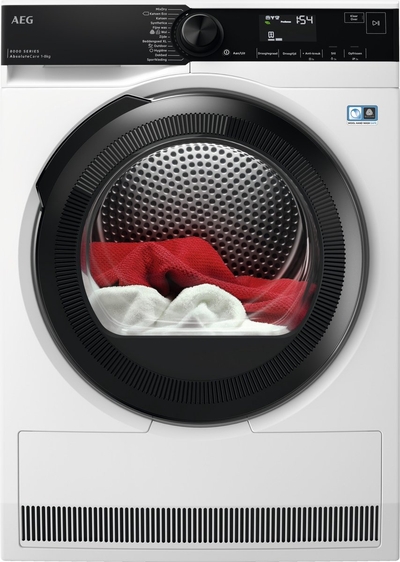 AEG TR868A4B EcoLine 8000 serie AbsoluteCare - Wasdroger Warmtepompdroger - A+++ - 8 kg