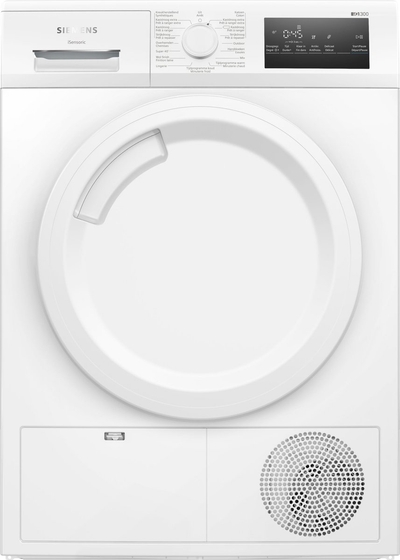 Siemens WT43H200FG iQ300 - Wasdroger - Warmtepompdroger - NL/FR display - Energielabel A++