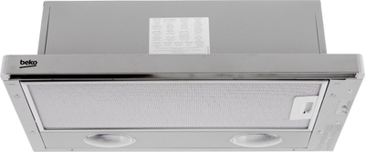 Beko CTB6407X - Vlakscherm Afzuigkap