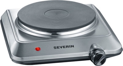 Severin KP 1092 - Kookplaat - elektrisch - 1-pits - RVS - 1500W