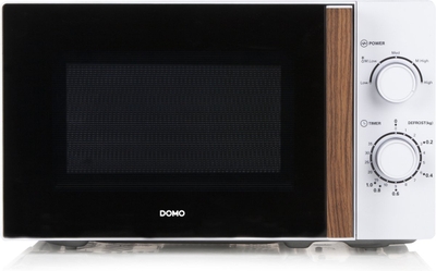 DOMO DO2720 Microgolfoven / Magnetron solo - 20L - 700W - houtlook