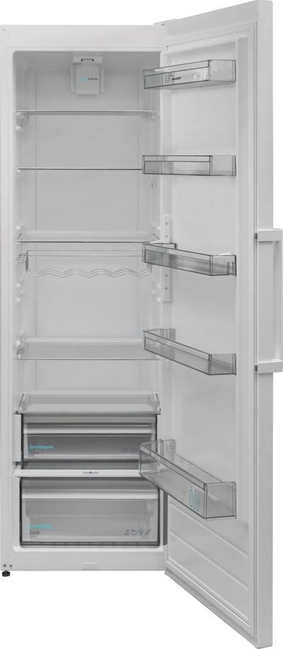 Sharp SJLC11CMXWDEU-kastmodel koelkast-No Frost-389 liter-energie label D-WIT