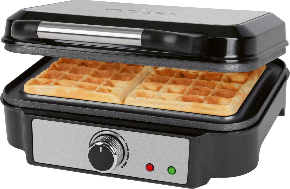 ProfiCook WA 1240 -  Wafelijzer voor 2 Belgische wafels - 1000 Watt