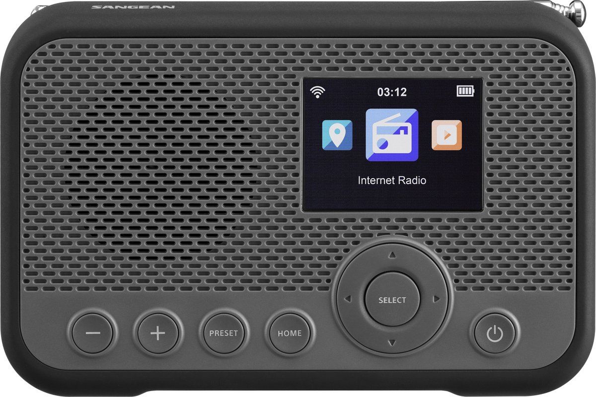 Sangean WFR-39 DAB+ / FM-RDS / Spotify Connect / Internet / AirMusic Control Digitale Radio