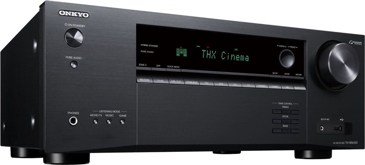 Onkyo TX-NR6100 Black AV-receiver 