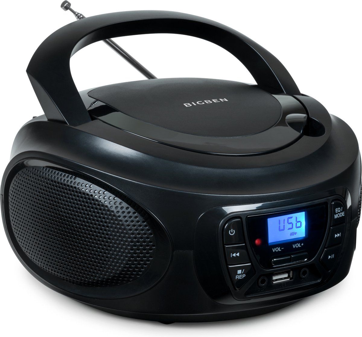 Bigben CD62 - Radio CD speler voor kinderen - Bluetooth/USB - Zwart