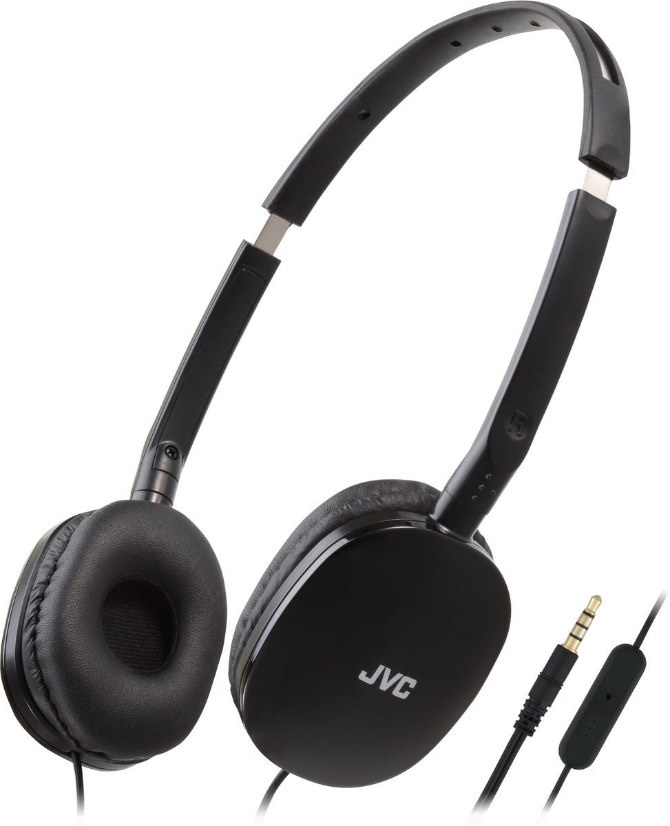 JVC HA-S160M - Vederlichte opvouwbare on-ear hoofdtelefoon - Zwart