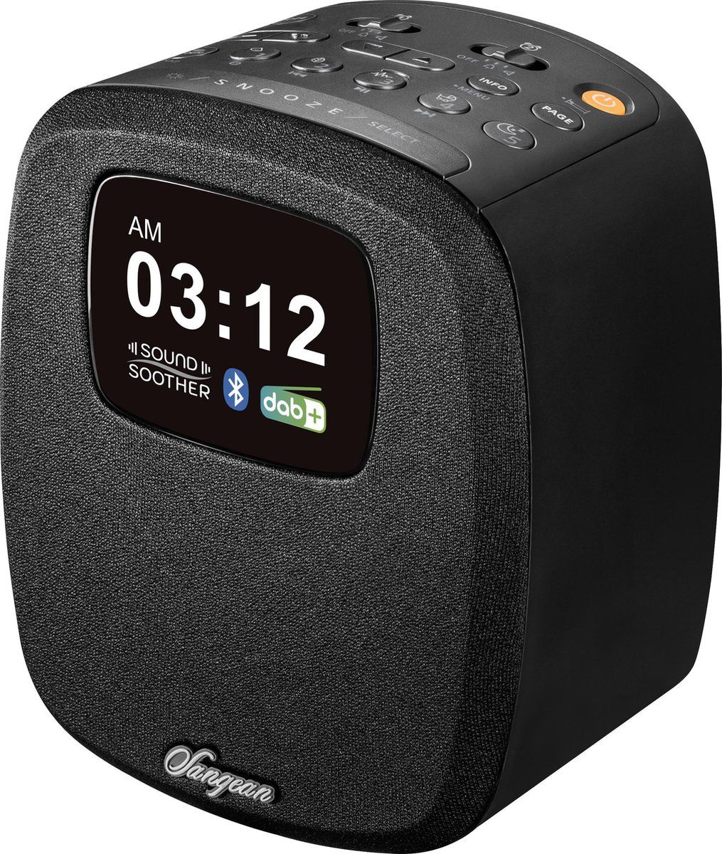 Sangean DCR-83 Tafelradio DAB+, FM AUX en Bluetooth - Zwart