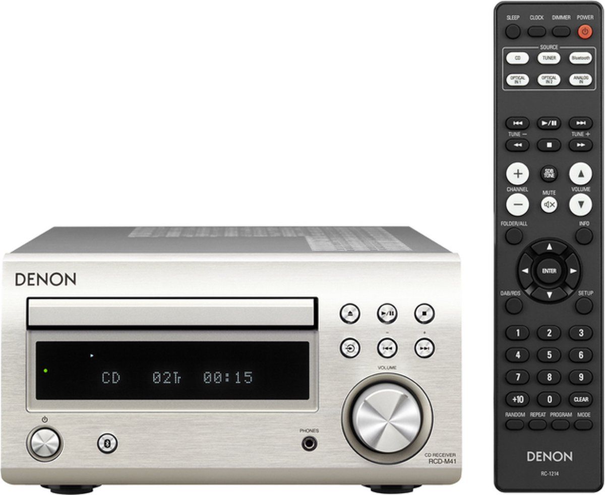 Denon CD Receiver RCD-M41 Silver