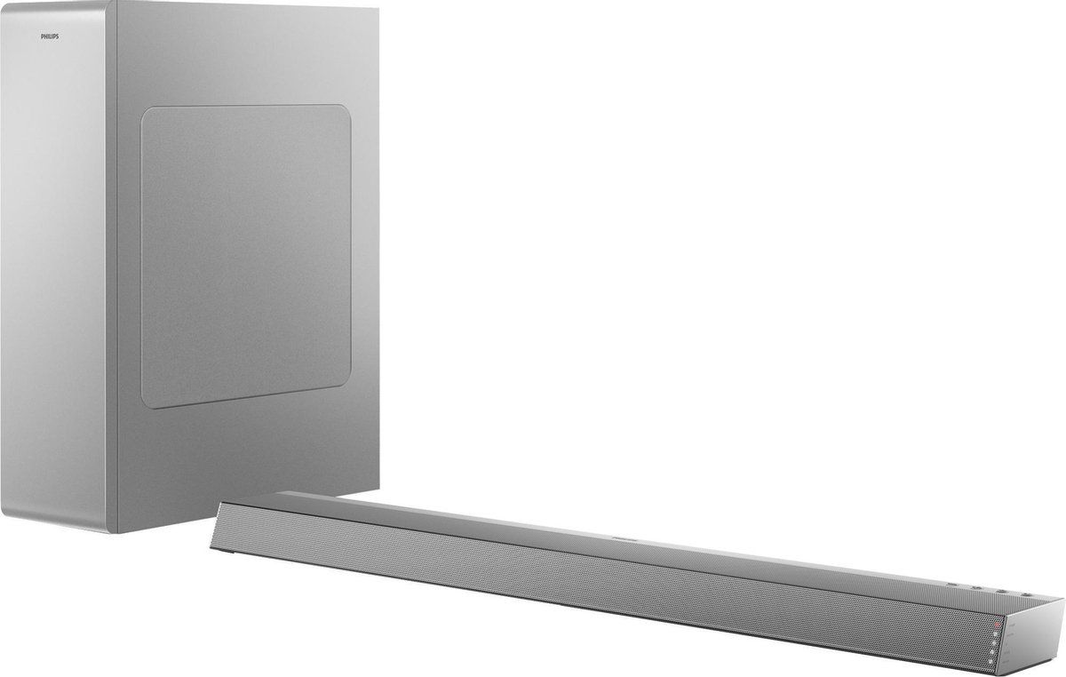 Philips TAB6405 - Soundbar met Draadloze Subwoofer - Grijs