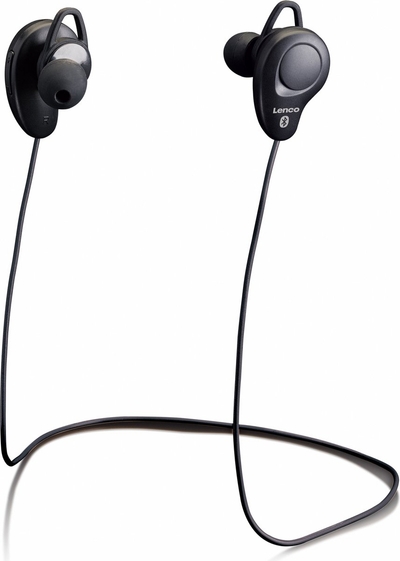 Lenco EPB-015BK - Draadloze in-ear oordopjes met ingebouwde microfoon - Zwart