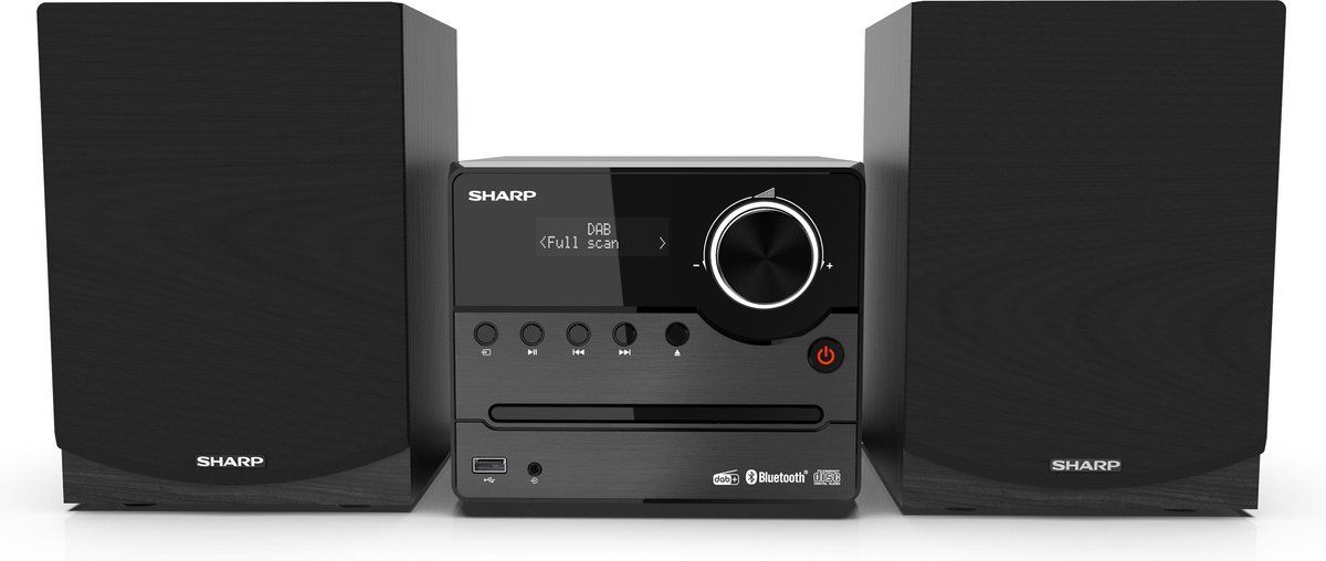 Sharp XL-B517 Micro geluidssysteem met DAB+ - FM - CD - bluetooth - zwart