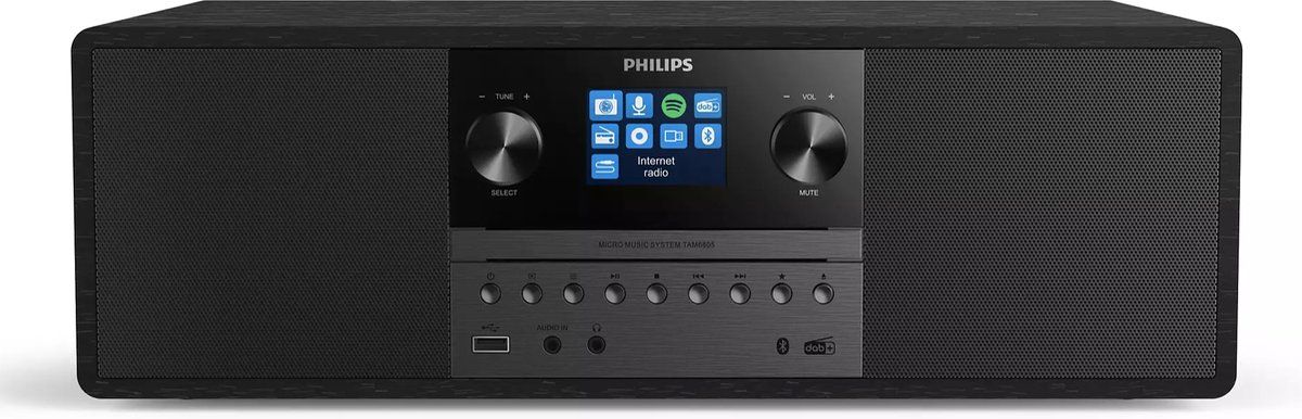 Philips TAM6805 - Micromuzieksysteem - Zwart