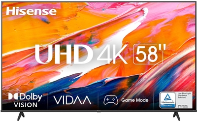 Hisense 58A6K - 58 inch - 4K LED - 2023 - Game Mode Plus