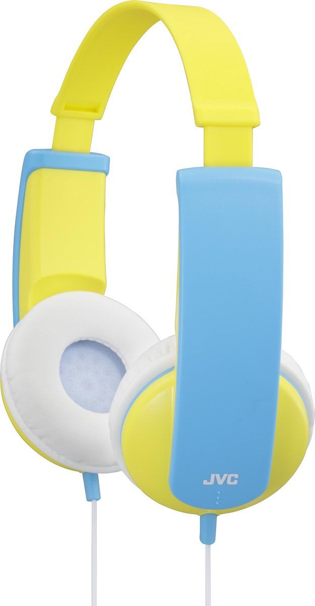 JVC HA-KD5 - On-ear kinder koptelefoon - Geel/Blauw