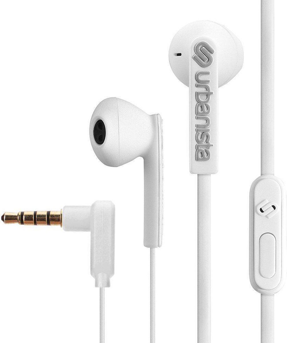 Urbanista San Francisco – In-ear Oordopjes – 3,5 mm – Met Microfoon – Wit