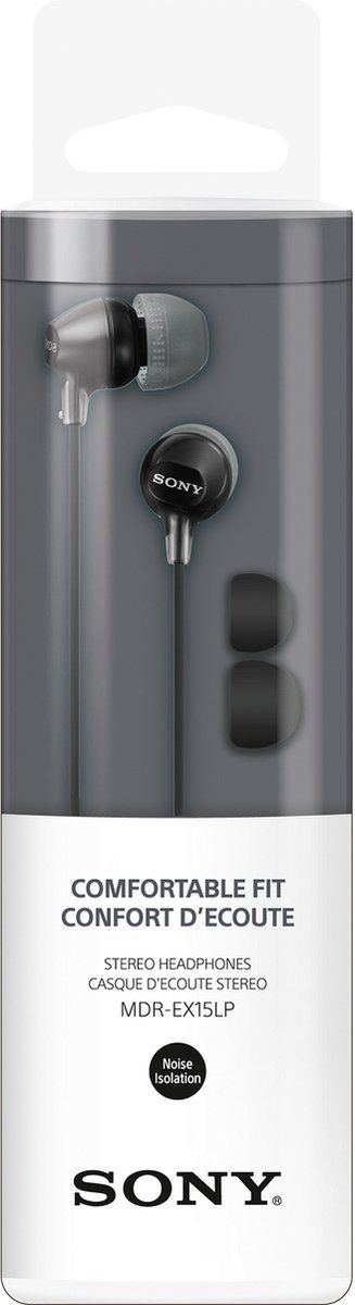 Sony MDR-EX15LPB zwart