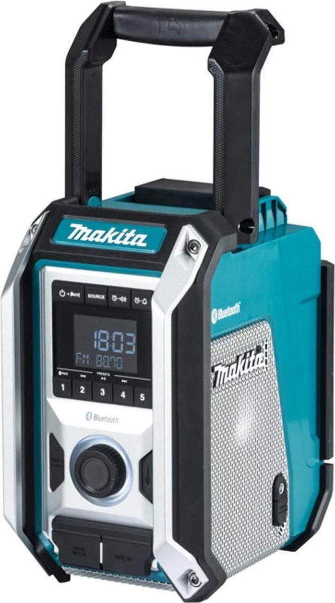 Makita DMR114 Bouwradio Bluetooth Bass subwoofer 10,8 - 18 Volt / 230 V