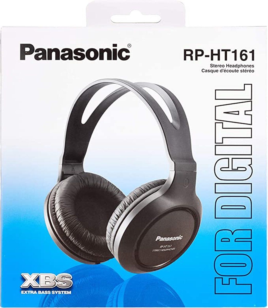 Panasonic RP-HT 161 E-K zwarte headphones