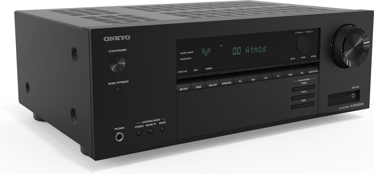 Onkyo TX-SR3100 - 5x 80W, HDMI 2.1 (4in/1out), 8K, DAB+, AccuEQ, Bluetooth, Klipsch Optimized