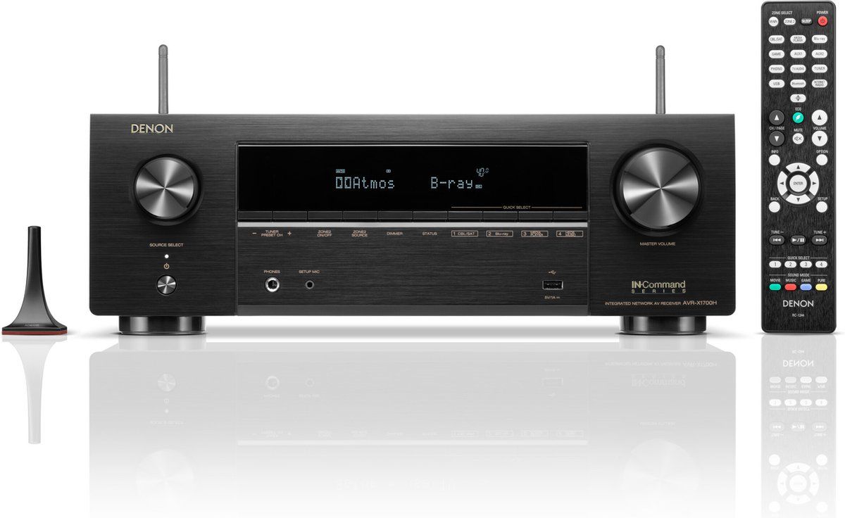 Denon AV Receiver AVR-X 1700H Black