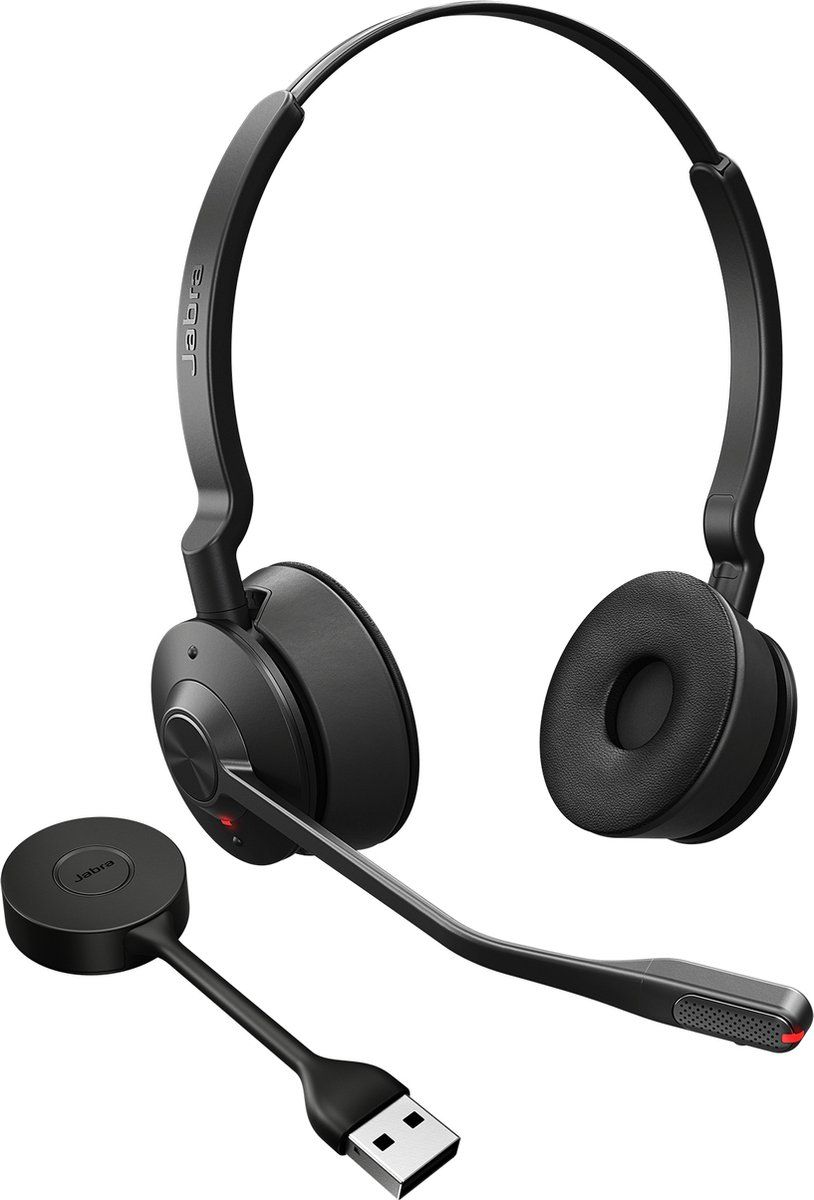 Jabra Engage 55 Headset Draadloos Hoofdband Zwart, Titanium