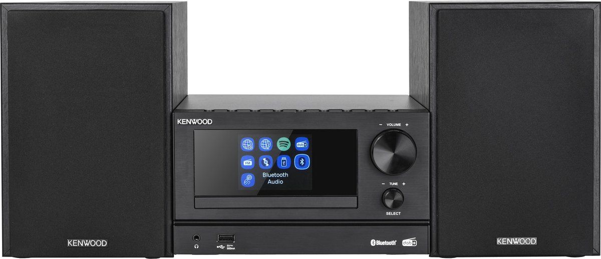 Kenwood M-7000S-B stereo set met DAB+